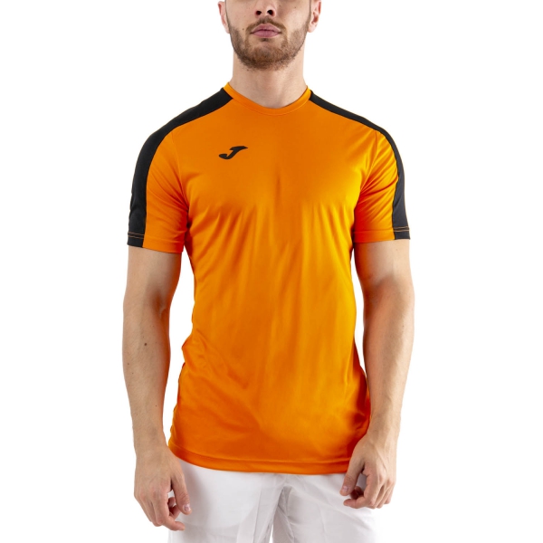 Camisetas de Tenis Hombre Joma Academy III Camiseta  Orange/Black 101656.881