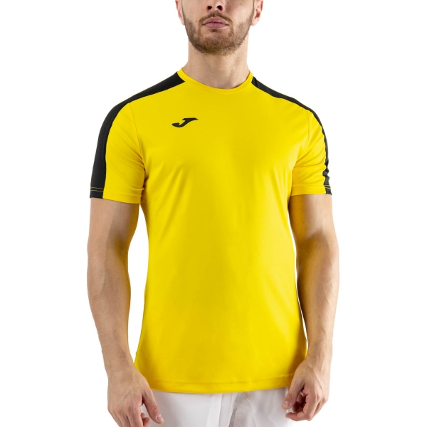 Camisetas de Tenis Hombre Joma Academy III Camiseta  Yellow/Black 101656.901