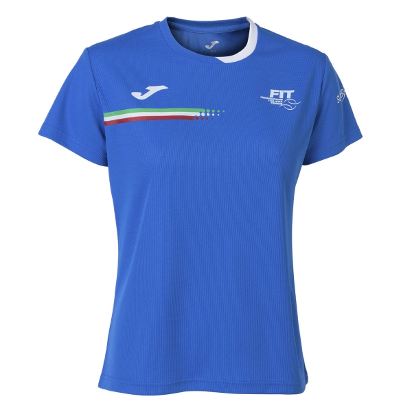 Joma FIT Maglietta da Tennis Bambina Blue