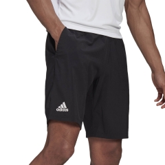 adidas Club Stretch Woven 7in Shorts - Black/White
