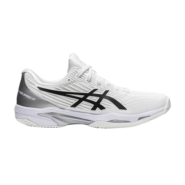 Scarpe Tennis Uomo Asics Solution Speed FF 2 Clay  White/Black 1041A187100