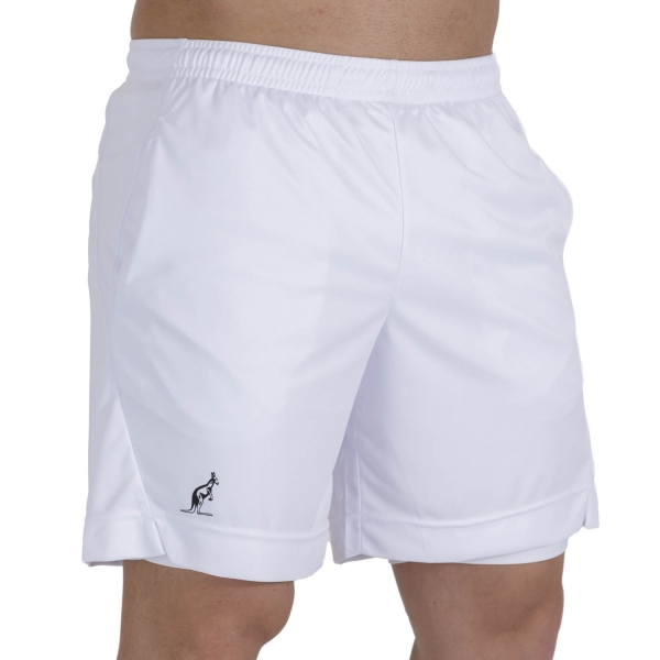 Pantalones Cortos Tenis Hombre Australian Ace 2 in 1 7in Shorts  Bianco TEUSH0006002