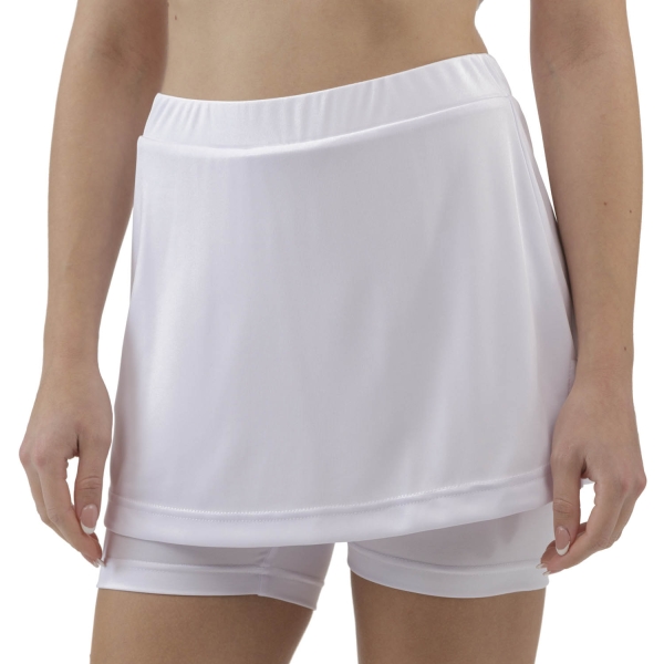 Gonne e Pantaloncini Tennis Australian Australian Logo 2 in 1 Falda  Bianco  Bianco TEDGO0002002