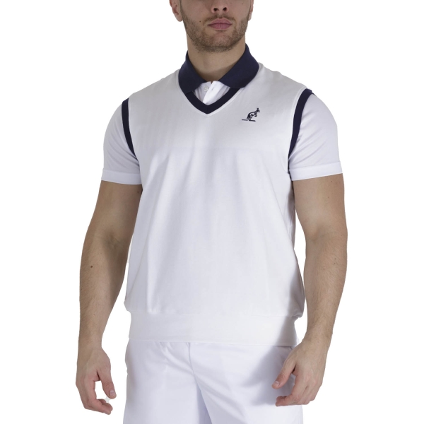 Maglie e Felpe Tennis Uomo Australian Australian Logo Gilet  Bianco  Bianco TEUGI0001002