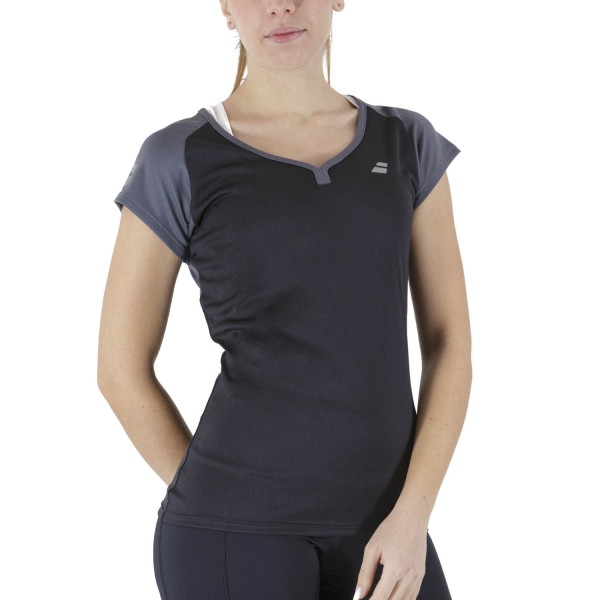 Magliette e Polo Tennis Donna Babolat Babolat Play Cap Camiseta  Black  Black 3WP10112000