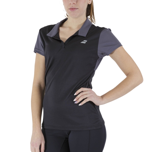 Women`s Tennis T-Shirts and Polos Babolat Play Polo  Black 3WP10212000