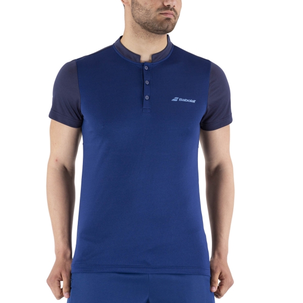 Men's Tennis Polo Babolat Play Polo  Estate Blue 3MP10214000