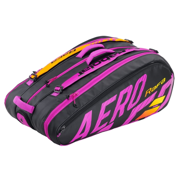 Tennis Bag Babolat Pure Aero Rafa x 12 Bag  Black/Orange/Purple 751215363