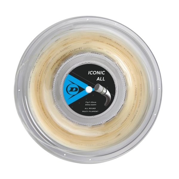 Multifilament String Dunlop Iconic All 1.25 200 m String Reel  Natural 10303354