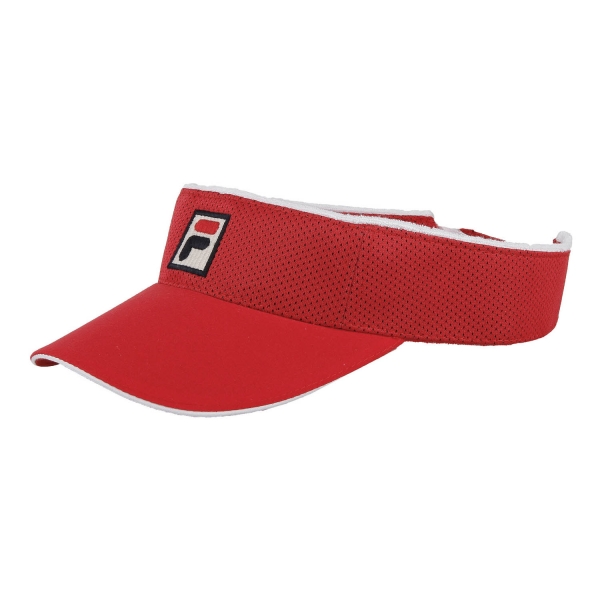 Tennis Hats and Visors Fila Vuckonic Visor  Red XS12TEU001500