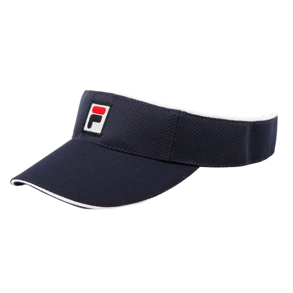 Tennis Hats and Visors Fila Vuckonic Visor  Peacoat/Blue XS12TEU001100