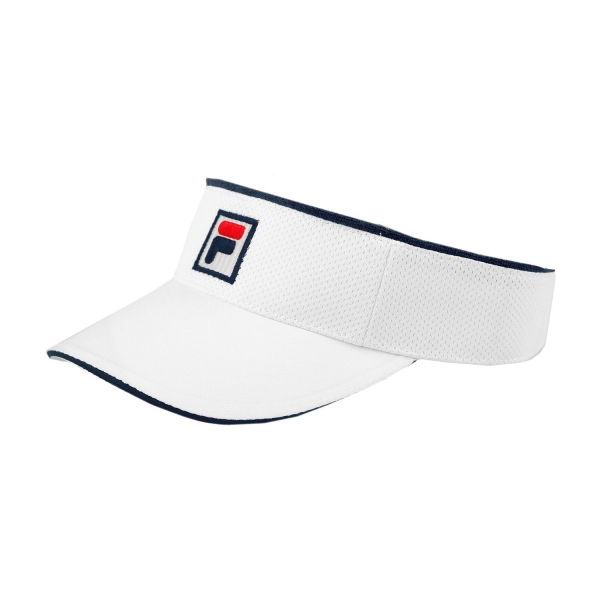 Tennis Hats and Visors Fila Vuckonic Visor  White XS12TEU001001