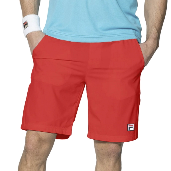 Pantaloncini Tennis Uomo Fila Fila Santana 9in Shorts  Red  Red FBM142005500