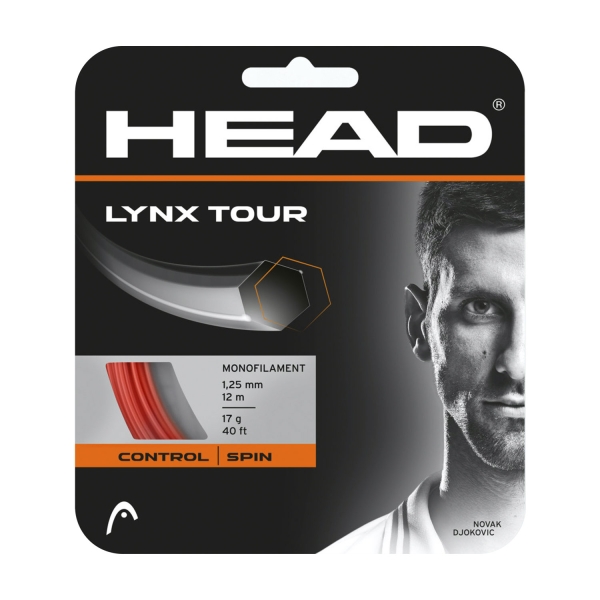 Cordaje Monofilamento Head Lynx Tour 1.25 Set 12 m  Orange 281790 17OR