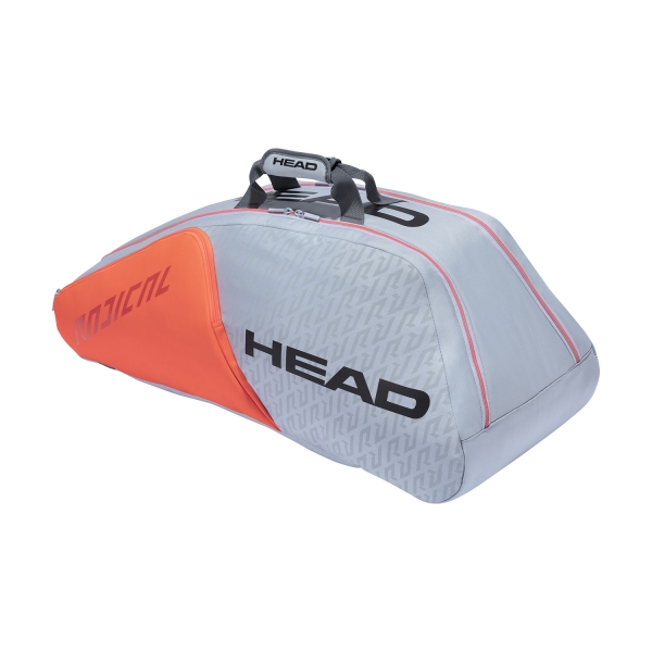 Borsa Tennis Head Head Radical x 9 Supercombi Borsa  Grey/Orange  Grey/Orange 283511 GROR