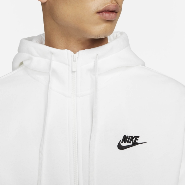 nike sportswear club hoodie white