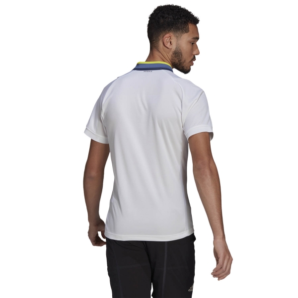 polo adidas blanc