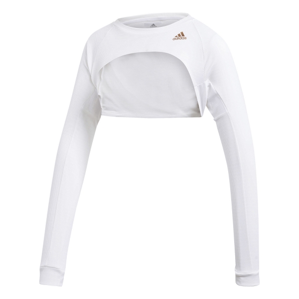 Adidas shrug sales sweater pink