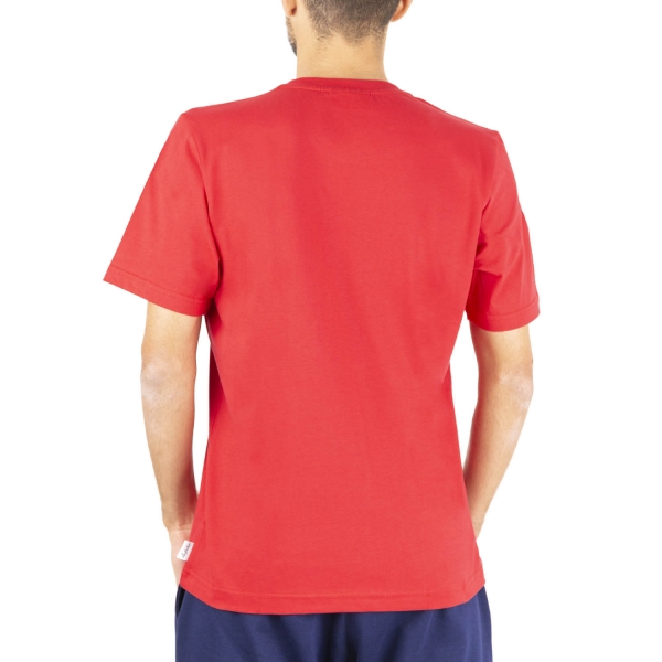 Australian All Logo Print Maglietta - Tango Red