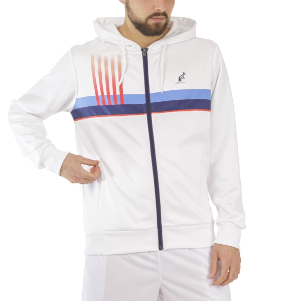 Giacche da Tennis Uomo Australian Print Stripes Giacca  Bianco TEUGC0001002