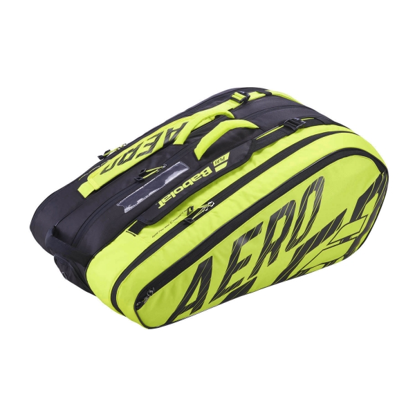 Babolat Pure Aero Rafa 12 Pack Tennis Bag - Yellow/Pink/Blue