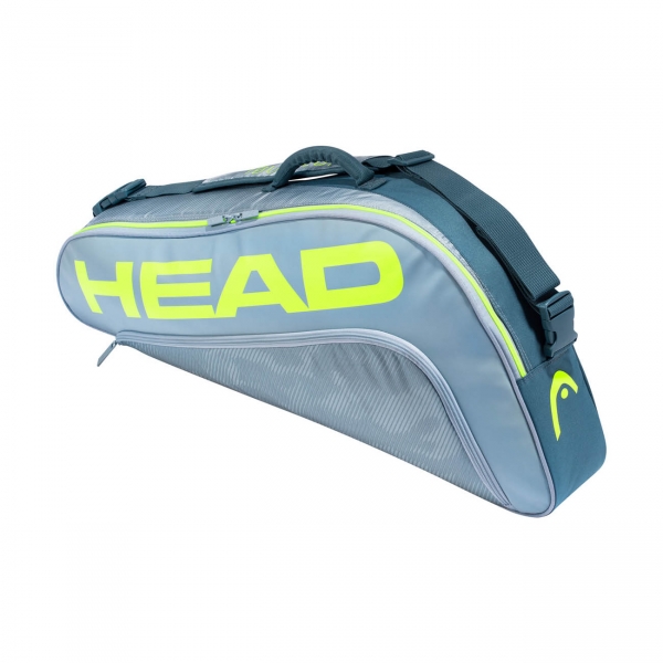 Tennis Bag Head Tour Team Extreme x 3 Pro Bag  Grey/Neon Yellow 283461 GRNY