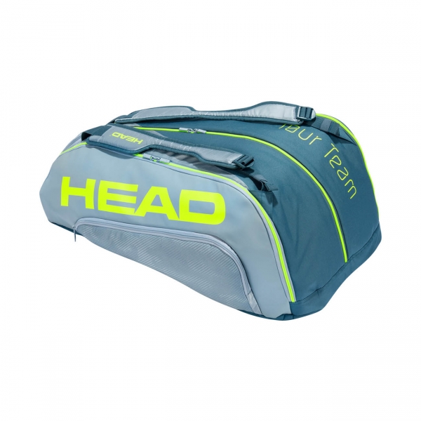 Tennis Bag Head Tour Team Extreme Monstercombi x 12 Bag  Grey/Neon Yellow 283431 GRNY