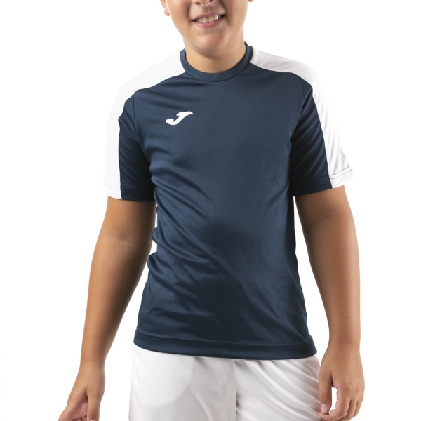 Tennis Polo and Shirts Boy Joma Academy III TShirt Boys  Dark Navy/White 101656.332