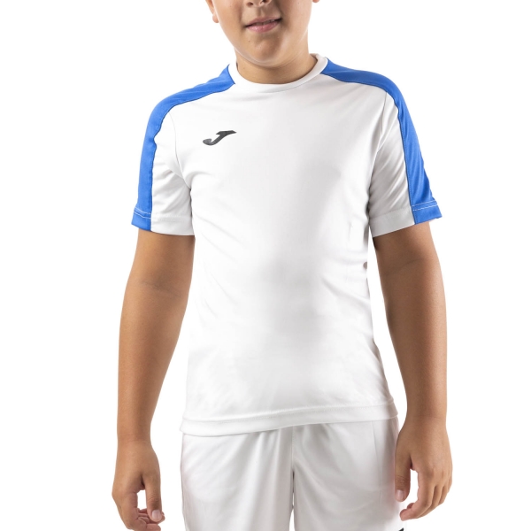 Polo y Camiseta de Tenis Niño Joma Academy III Camiseta Nino  White/Royal 101656.207