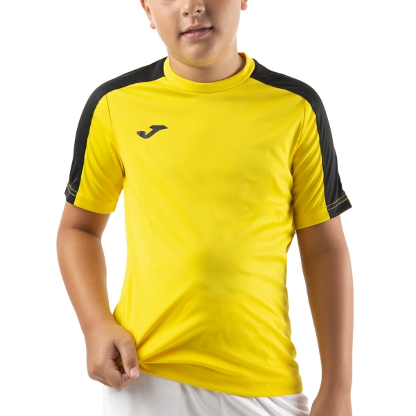 Tennis Polo and Shirts Boy Joma Academy III TShirt Boys  Yellow/Black 101656.901