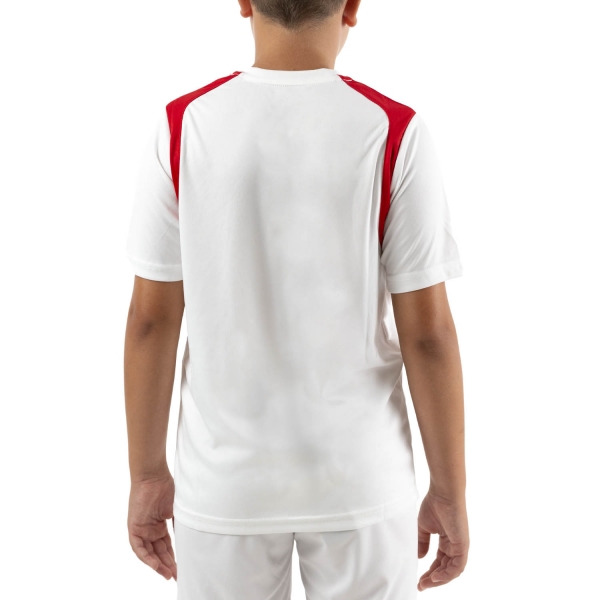 Joma Championship V T-Shirt Boys - White/Red