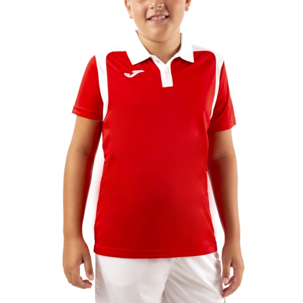 Polo e Maglia Tennis Bambino Joma Joma Championship V Polo Boy  Red/White  Red/White 101265.602