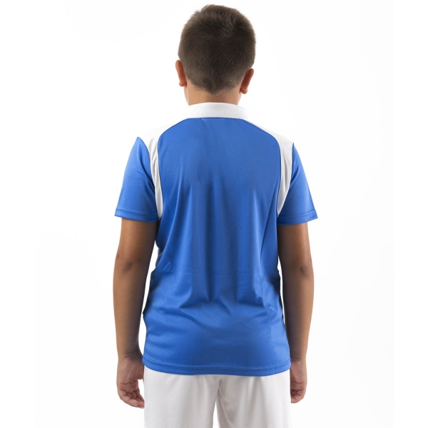 Joma Championship V Polo Boy - Royal/White