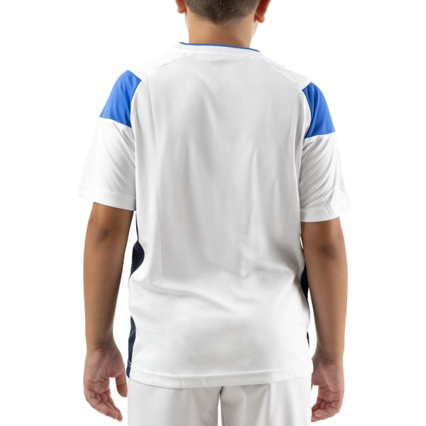 Joma Crew III Camiseta Niño - White/Dark Navy/Royal