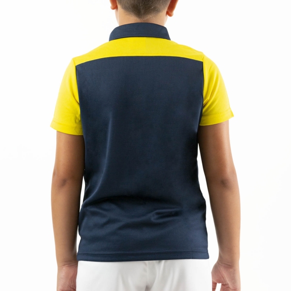 Joma Crew III Polo Boys - Dark Navy/Yellow