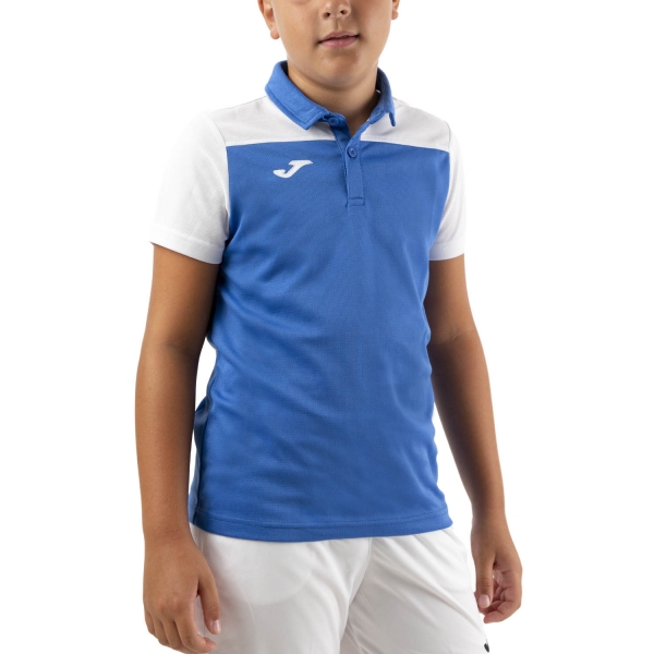 Polo e Maglia Tennis Bambino Joma Joma Crew III Polo Bambino  Royal/White  Royal/White 101371.702