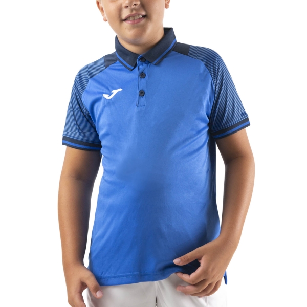 Polo e Maglia Tennis Bambino Joma Essential II Polo Bambino  Royal/Dark Navy 101509.703