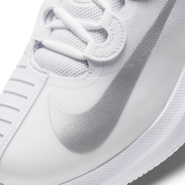 Nike Air Zoom GP Turbo HC Women s Tennis Shoes White Silver