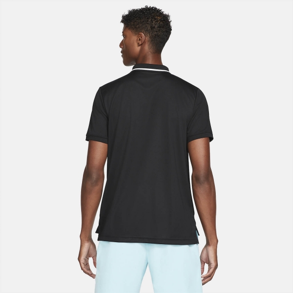 Nike Court Victory Men's Tennis Polo - Black/White