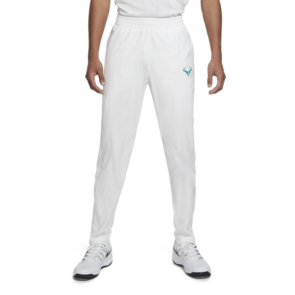 Nike Court Rafa Pantaloni da Tennis Uomo White Lucid Green