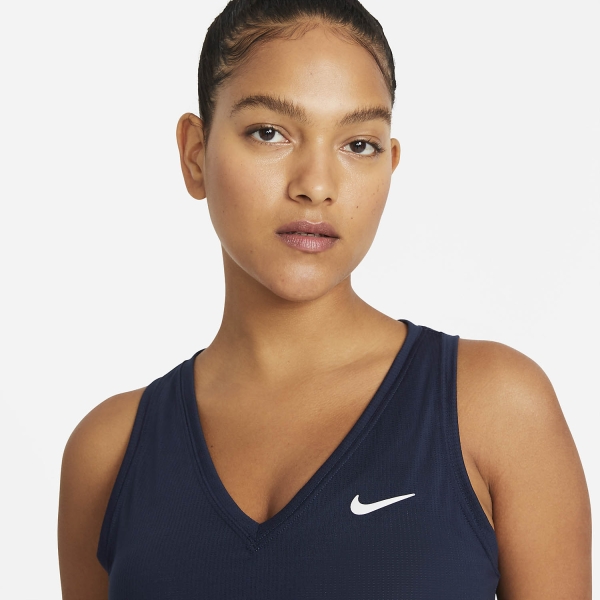 Nike Court Victory Logo Tank - Obsidian/White