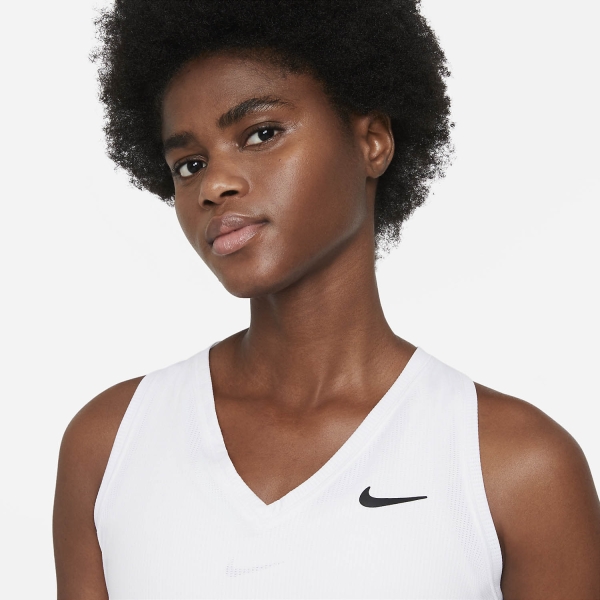 Nike Court Victory Logo Tank -White/Black