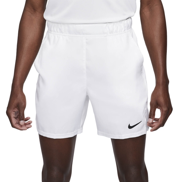 Nike Flex Victory 7in Men s Tennis Shorts White Black
