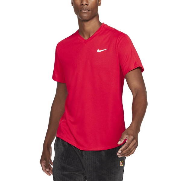 Camisetas de Tenis Hombre Nike Victory Camiseta  University Red/White CV2982657