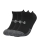 Under Armour HeatGear Logo x 3 Socks - Black/Steel
