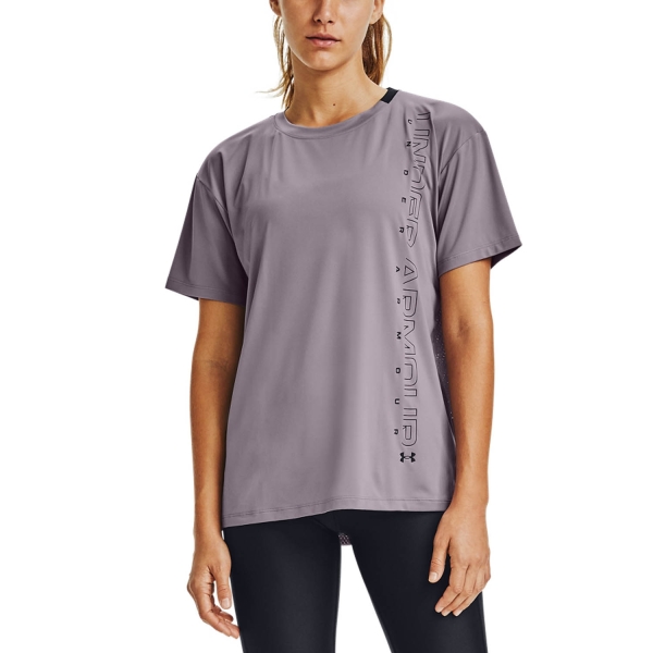 Magliette under armour donna nero sale