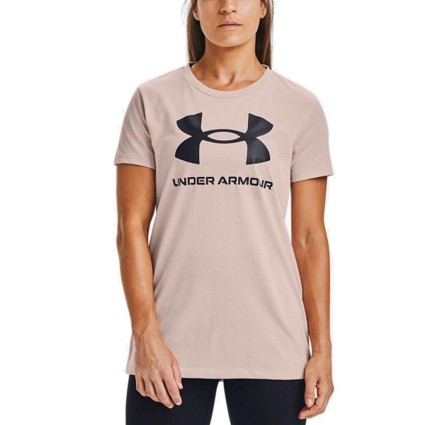 Magliette under armour donna rose on sale