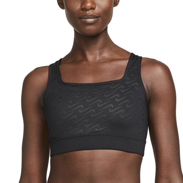 Nike Dri-FIT Swoosh Icon Clash Sports Bra - Black/Sail