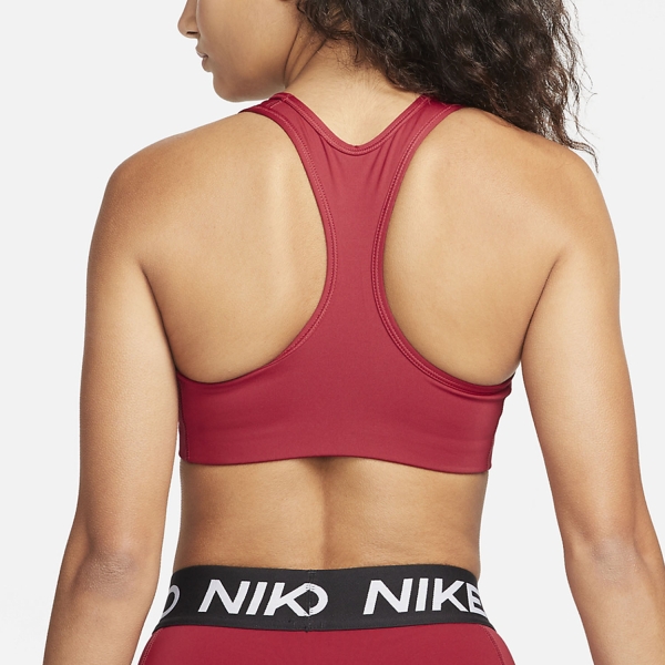 Nike Dri-FIT Women's Sports Bra - Pomegranate/Black