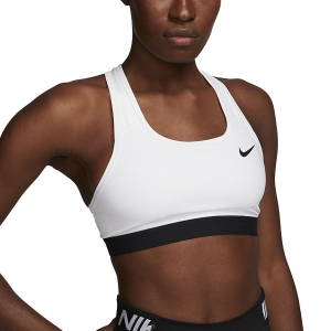 Intimo de Tenis Mujer Nike DriFIT Swoosh Sujetador Deportivo  White/Black BV3900100